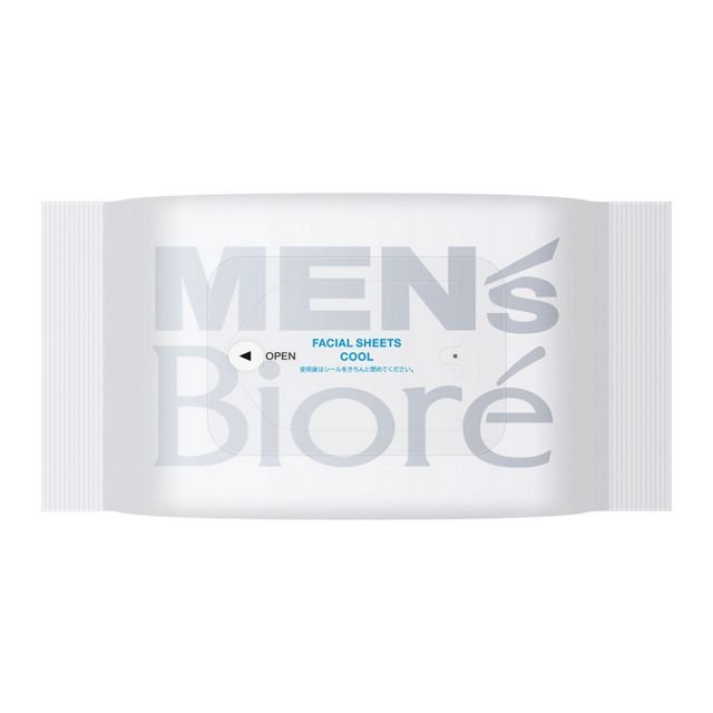 Kao Men's Bioré Facial Sheet Cool 38 Sheets