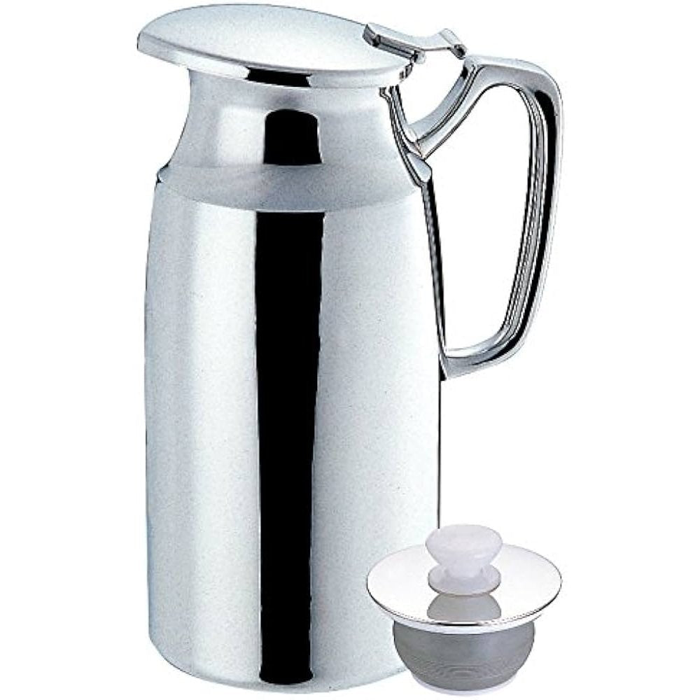Hotel Style Thermal Carafe Insulated Stainless Steel Pitcher 750ml