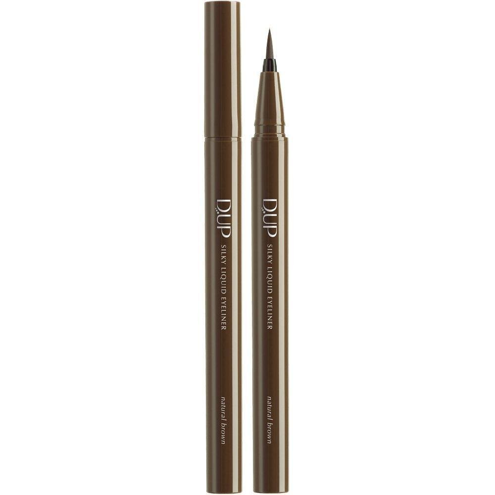 D-UP Silky Liquid Eyeliner Smooth Waterproof Natural Brown Eyeliner