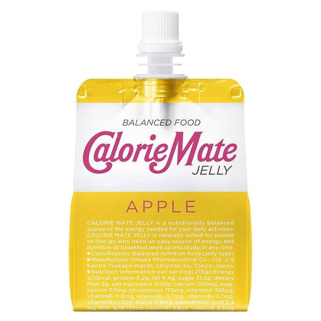 Otsuka Calorie Mate Jelly Balanced Food Apple 215g x 6 Units