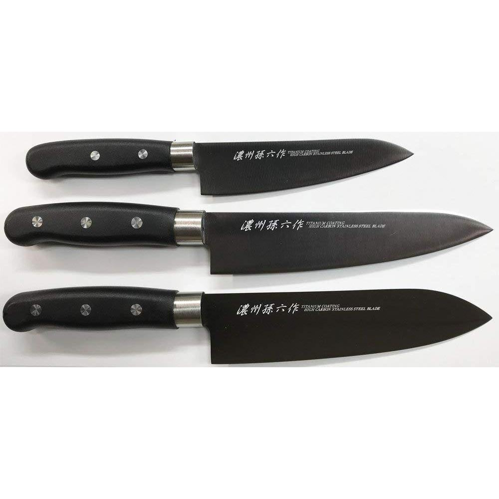 Satake Titanium Coating Hocho Knife Japanese Knives Set
