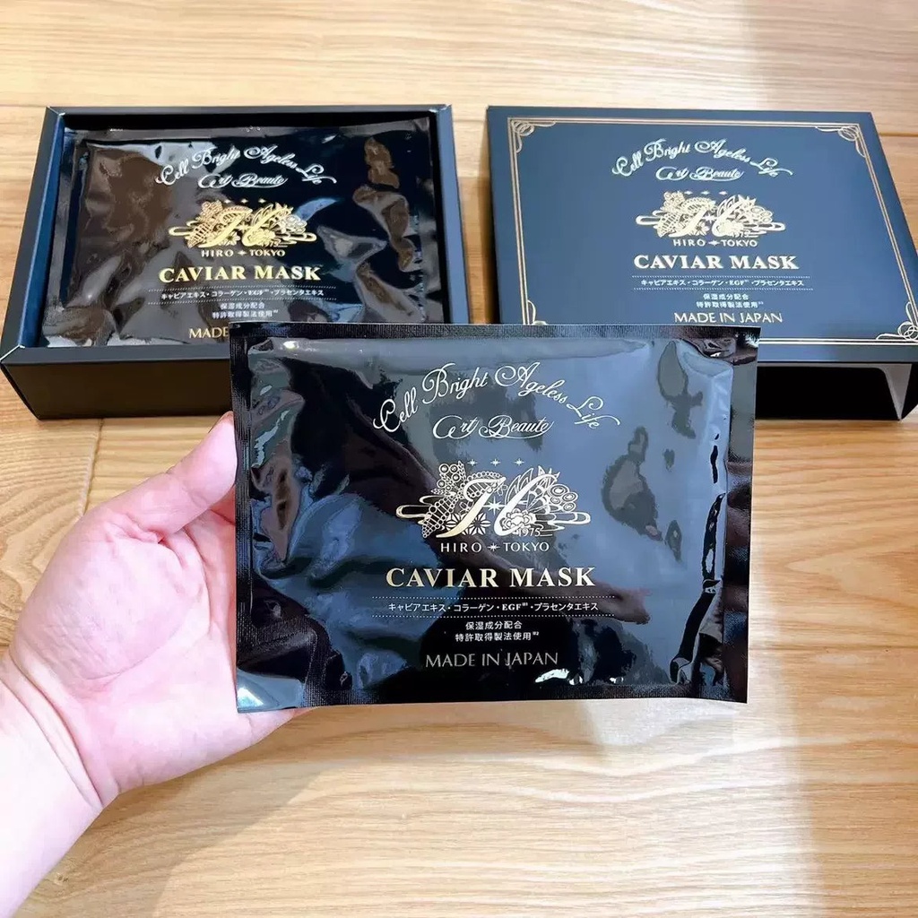 Hirosophy Caviar Mask for Face and Neck 10 Sheets