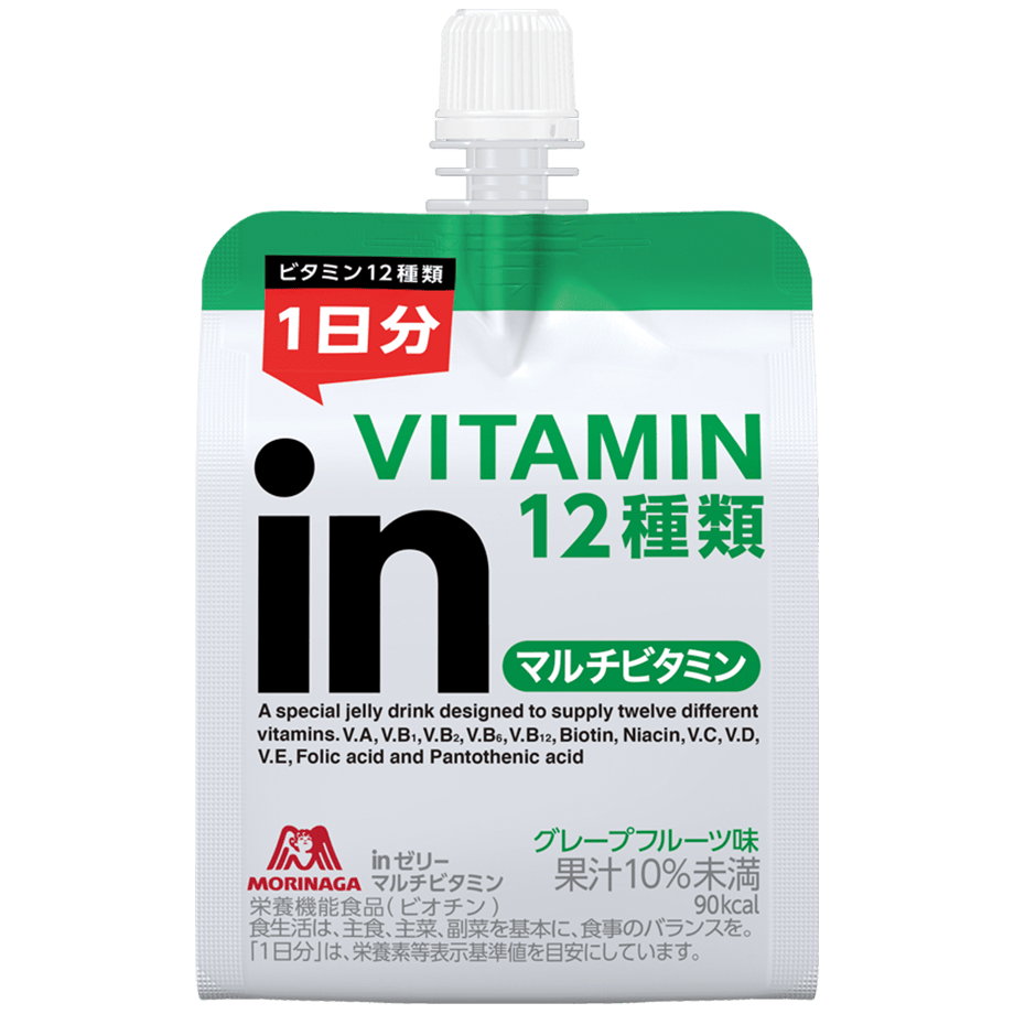 Morinaga In Jelly Multivitamin Drink Grapefruit 180g × 6 Pieces