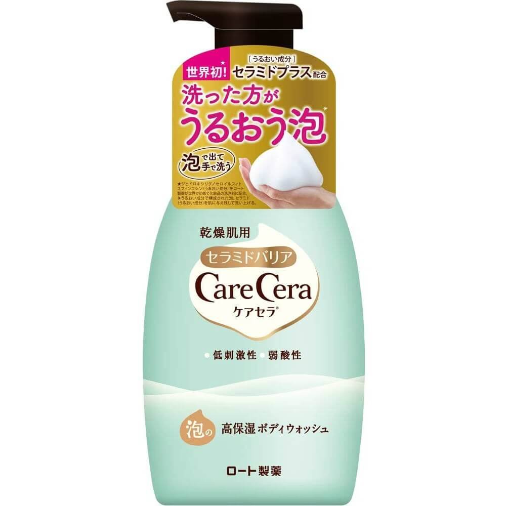 Rohto CareCera Moisturizing Ceramide Foaming Body Wash 450ml