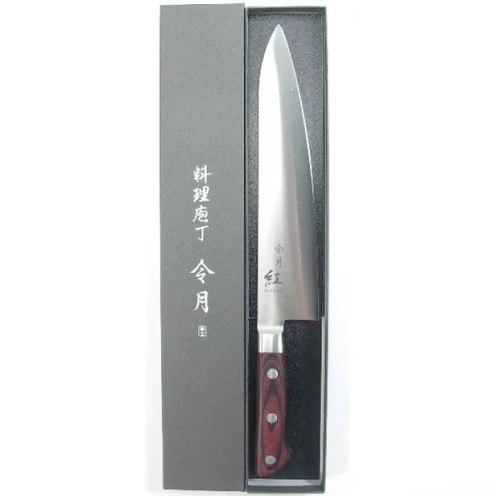 Fuji Kurenai Gyuto Knife Molybdenum Vanadium Japanese Chef Knife 240mm