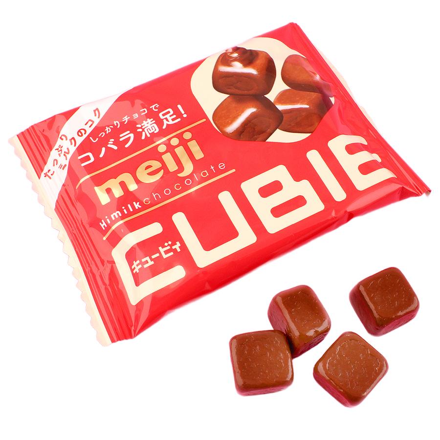 Meiji Hi-Milk Cubie Chocolate Milk Chocolate Cubes 42g (Pack of 10)