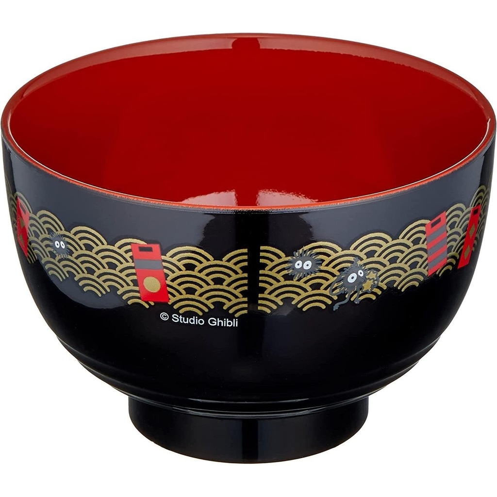 Skater Japanese Plastic Bowl Kaonashi (No-Face Spirited Away) Design ‎N2-A