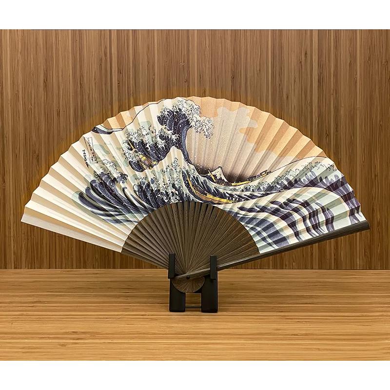 Yamani Enso Zen Circle Sensu Handheld Folding Fan 22.5cm