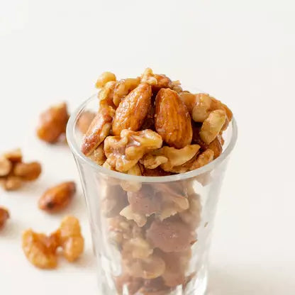 Honey Mother Manuka Honey Nuts Caramel Coated Almonds & Walnuts 100g