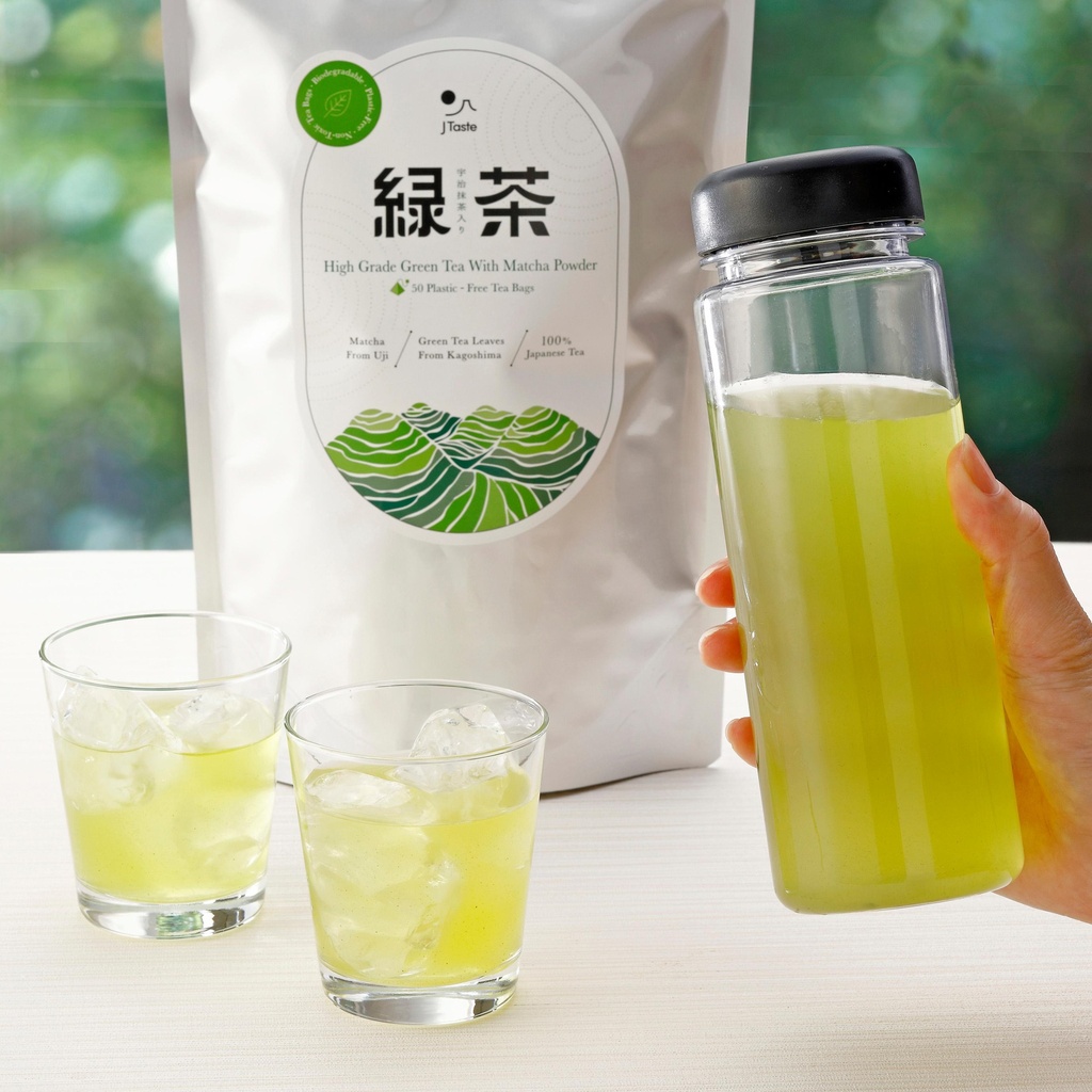 J Taste High Grade Green Tea With Matcha Tea Bags 50 ct.