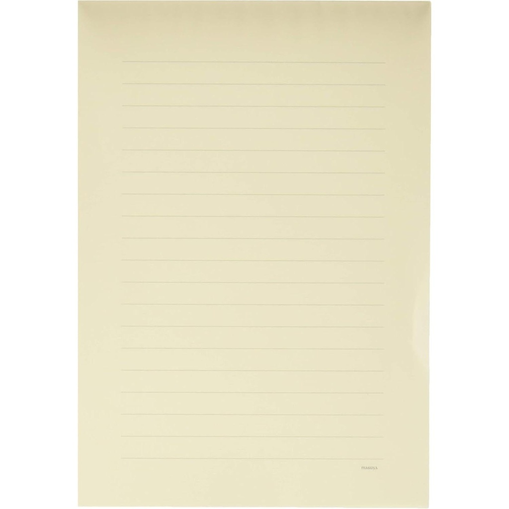 Masuya Yuga B5 Single Ruled Notebook 12mm Lined 100 Pages