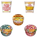 Nissin Mini Instant Cup Noodles Assortment 5 Cups