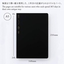 Nitto Stalogy A5 Editor's Series 365 Days Notebook Grid Paper Notebook