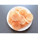 Tohato Amijaga Waffle Shaped Potato Chips Salty Beef Flavor 94g (Pack of 3)