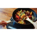 Enzo Flat-Bottomed Iron Induction Wok (1.6mm Thick) 28cm
