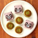 Tanuki Manju Japanese Traditional Bite-Sized Matcha Cake (Pack of 3)