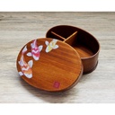 Wooden Lacquer Bento Box Carp Design Japanese Lunch Box 700ml