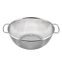 Two-Handle Stainless Steel Fine Mesh Colander With Legs Mesh #16