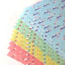 Kamiiso Mt Fuji Chiyogami Rectangle Origami Paper (4 Colors) 12 Sheets
