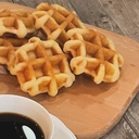 Belgian Waffle Pearl Sugar & Cultured Butter Waffle (Pack of 6)