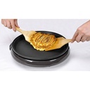 Natural Soot Bamboo Spatula Wide Bamboo Kitchen Turner 28cm