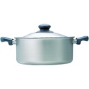 Sori Yanagi Two Handled Matte Finish Stainless Pot With Lid 3.8L